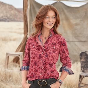 Ombeline Printed Shirt. Petite